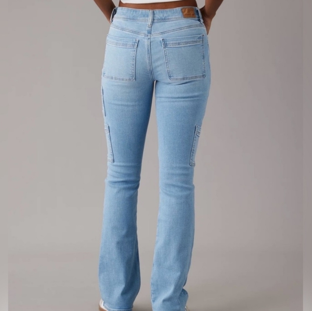 American Eagle Kick Boot Cargo Jean - Picture 2 of 6
